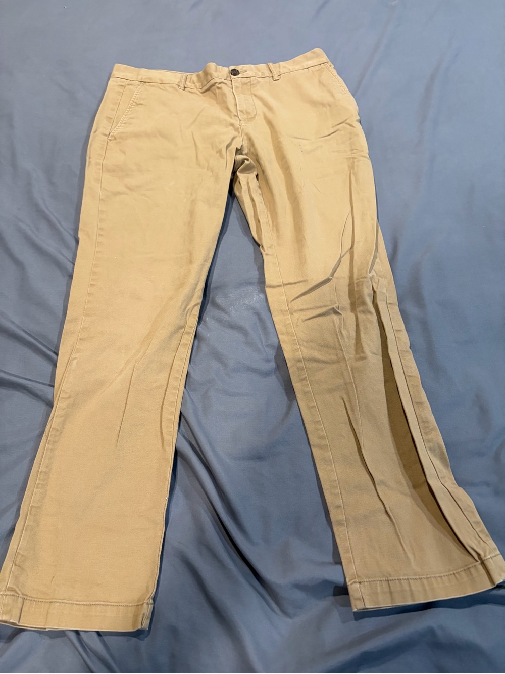 Penguin Men's Beige Chino Pants - Casual Straight Fit